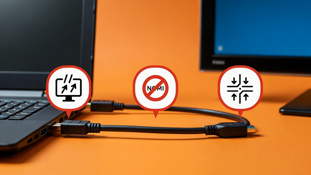 راهنمای کامل تشخیص خرابی کابل HDMI؛ علائم، دلایل و راه‌حل‌های کلیدی
