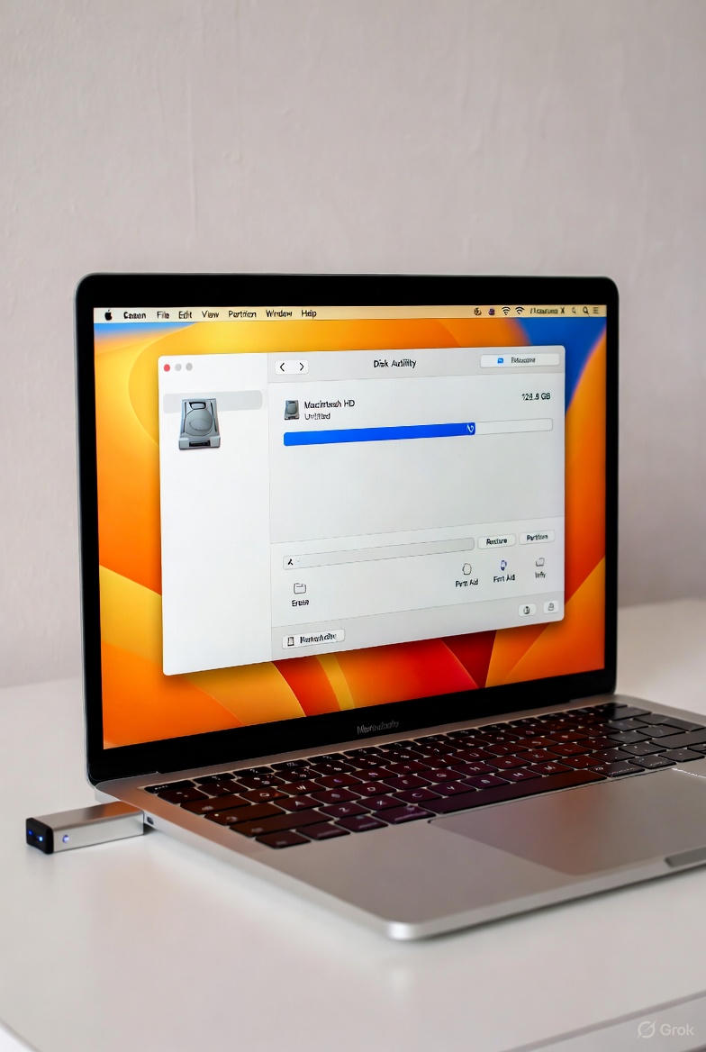 آموزش پاک یا فرمت کردن کامل فلش USB در مک (Mac)